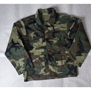 Rothco BDU Shirt Jacket Boys Sz 16 Digital Camo Camouflage Military Tactical